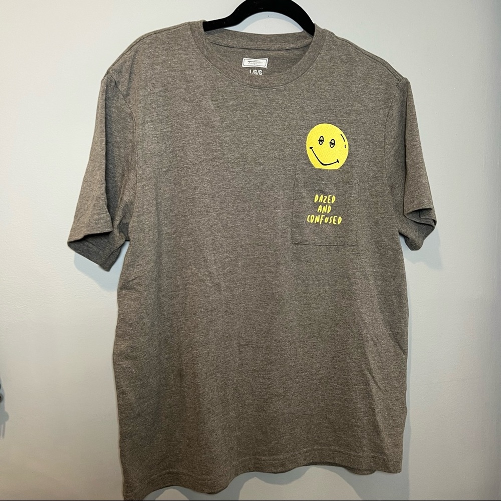 DAZED AND CONFUSED EMBROIDERED POCKET TEE SHIRT